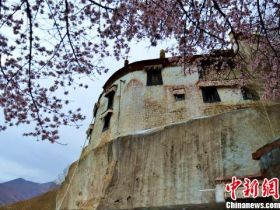 帕崩岗藏语意为“坐落在大石头上的宫殿”，图为建在巨石上的寺庙建筑。　江飞波 摄