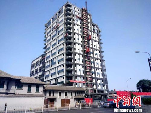 在建楼盘。<a target='_blank' href='http://www.chinanews.com/' >中新网</a>记者 李金磊 摄