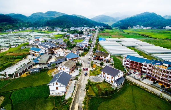图1：遵义市播州区花茂村。遵义杂志社记者 胡志刚 摄