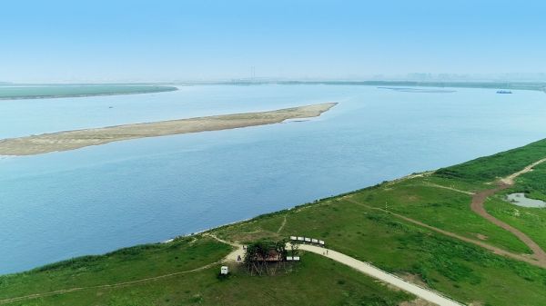 长江岳阳君山段华龙码头  图片由岳阳日报提供