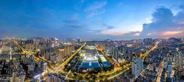 宝安中心区。     图片由深圳市宝安日报社提供
