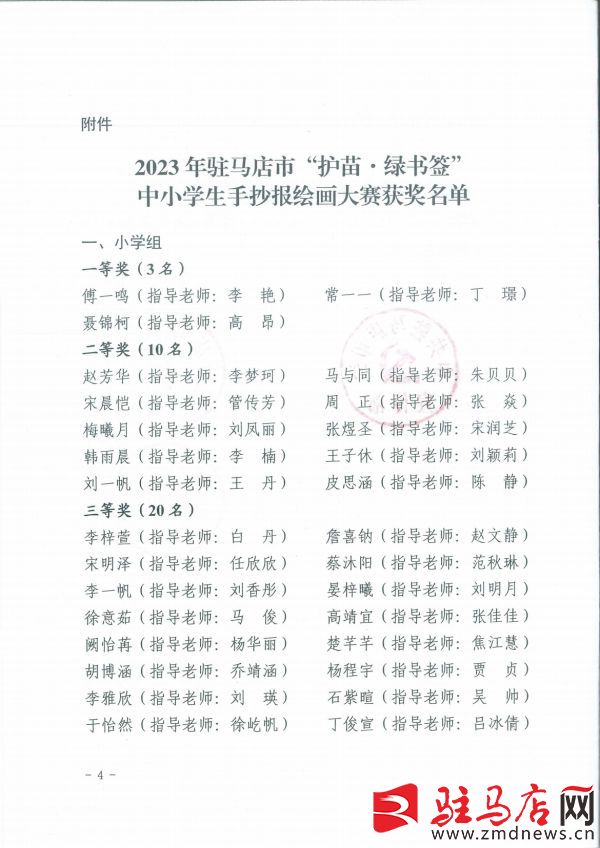 手抄报获奖名单1