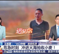 王振豪：“火海夺粮”火到央视