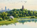AI時政畫報｜滹沱碧柳