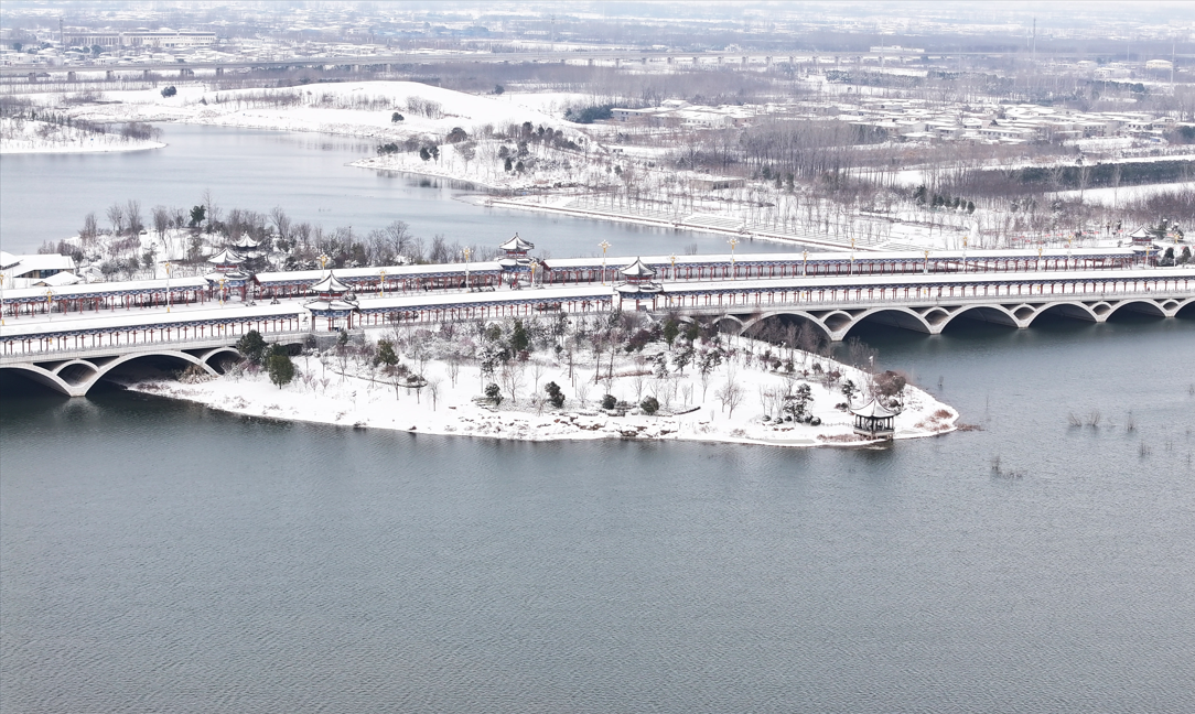雪后的驻马店，真美！