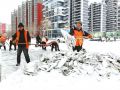 雪霽路清暖人心 環(huán)衛(wèi)辛勞護(hù)出行