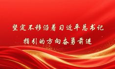坚定不移沿着习近平总书记指引的方向奋勇前进