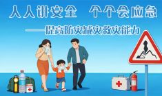人人讲安全 个个会应急--提高防灾减灾救灾能力